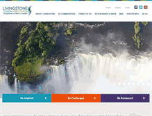 Tablet Screenshot of livingstonetourism.com